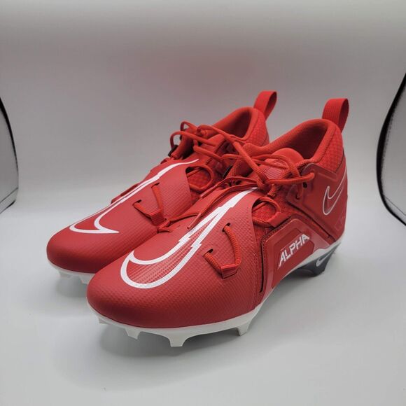 Nike Other - Nike Mens 12 Football Cleats Red Alpha Menace Pro 3 Mid Shoes CT6649-616